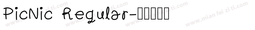 PicNic Regular字体转换